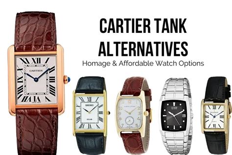 cartier tank affordable alternatives|cartier watch look alike.